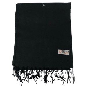 SCARF BLACK ACRYLIC | CASHMERE FEEL
